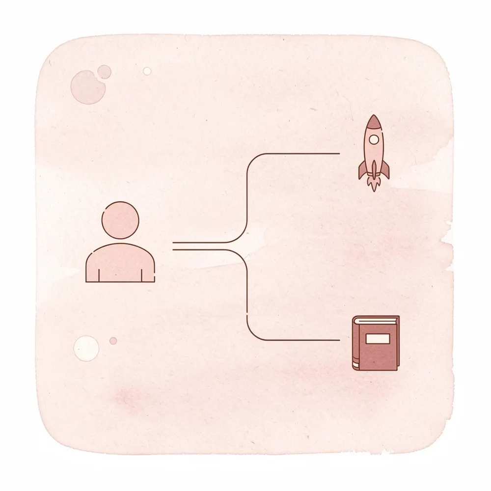 Icon showing test-optional admissions choice