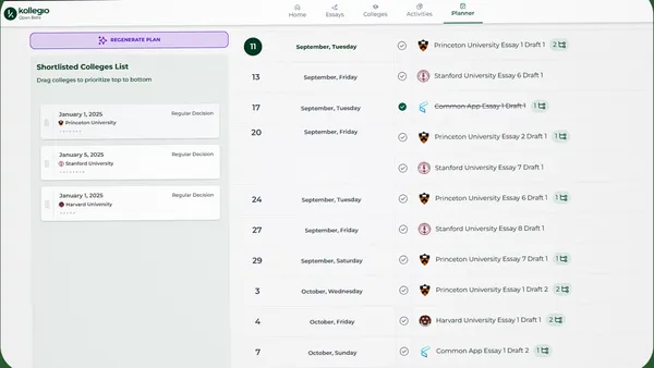 Introducing Our College Application Essay Planner