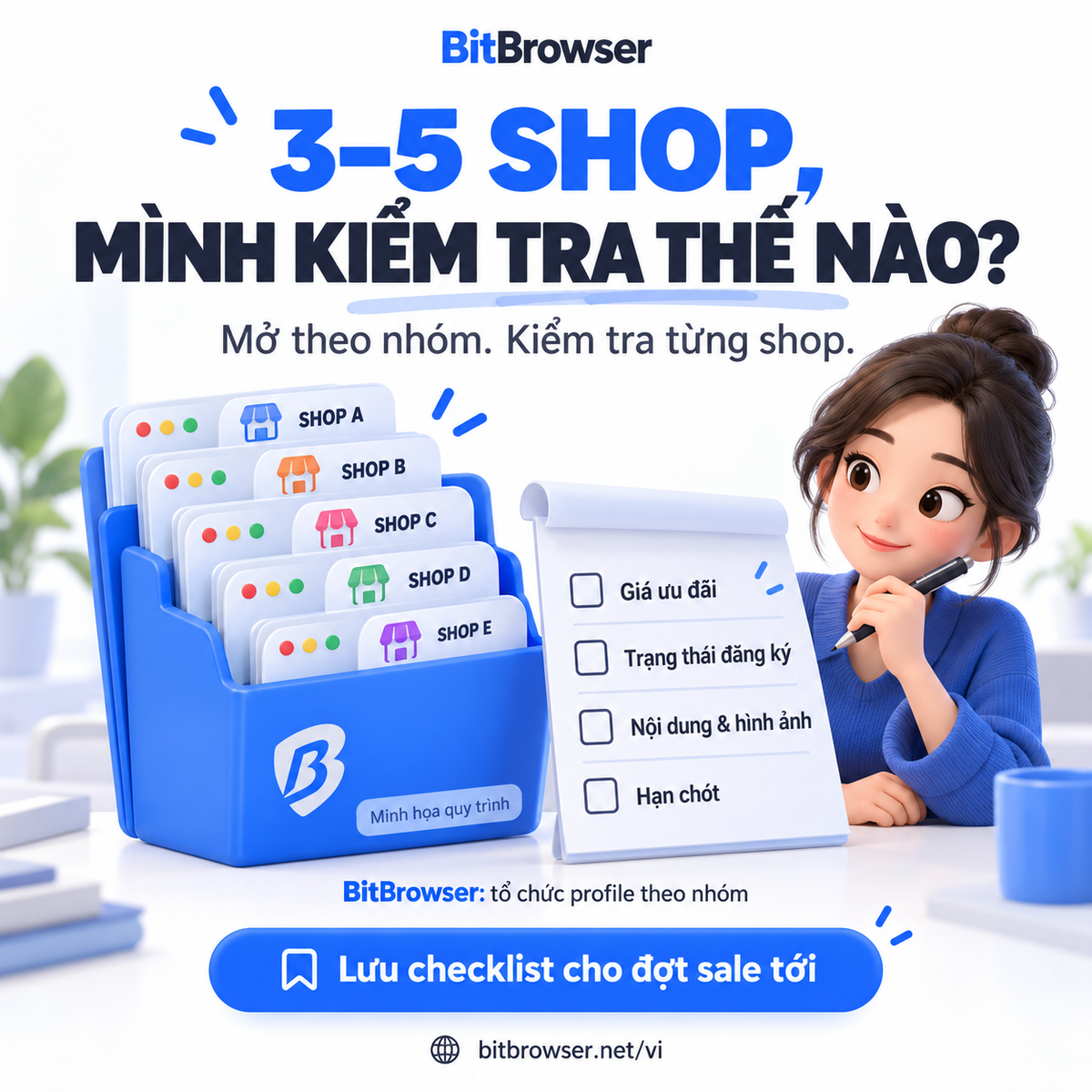 Cách vận hành đa cửa hàng Shopee tuân thủ trên cùng một máy tính