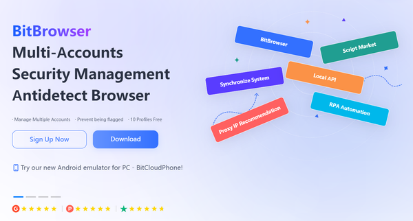 BitBrowser: Trình duyệt chống phát hiện được xây dựng cho các tài khoản quy mô lớn.