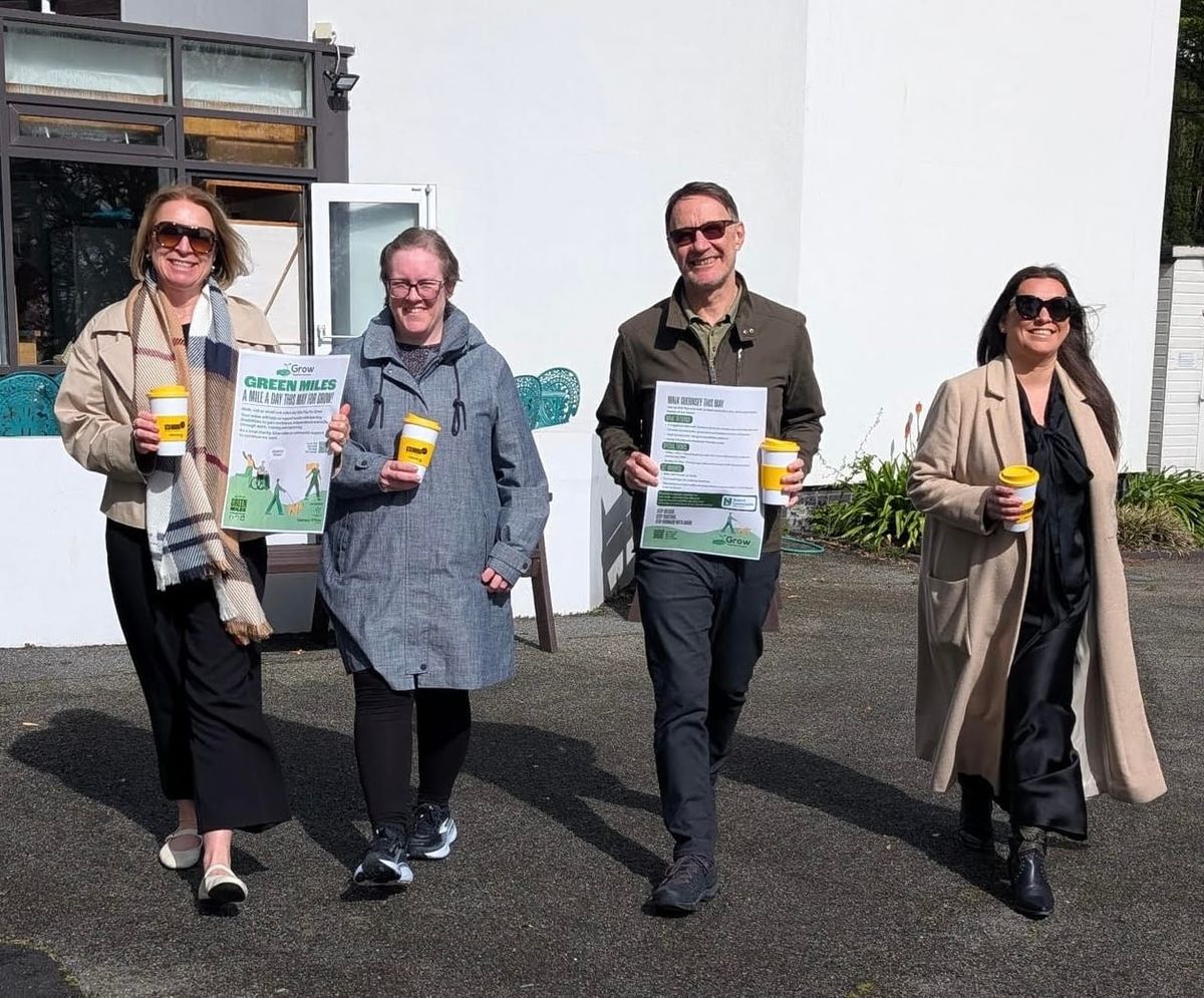 Island businesses encouraged to take meetings outdoors for charity walking initiative