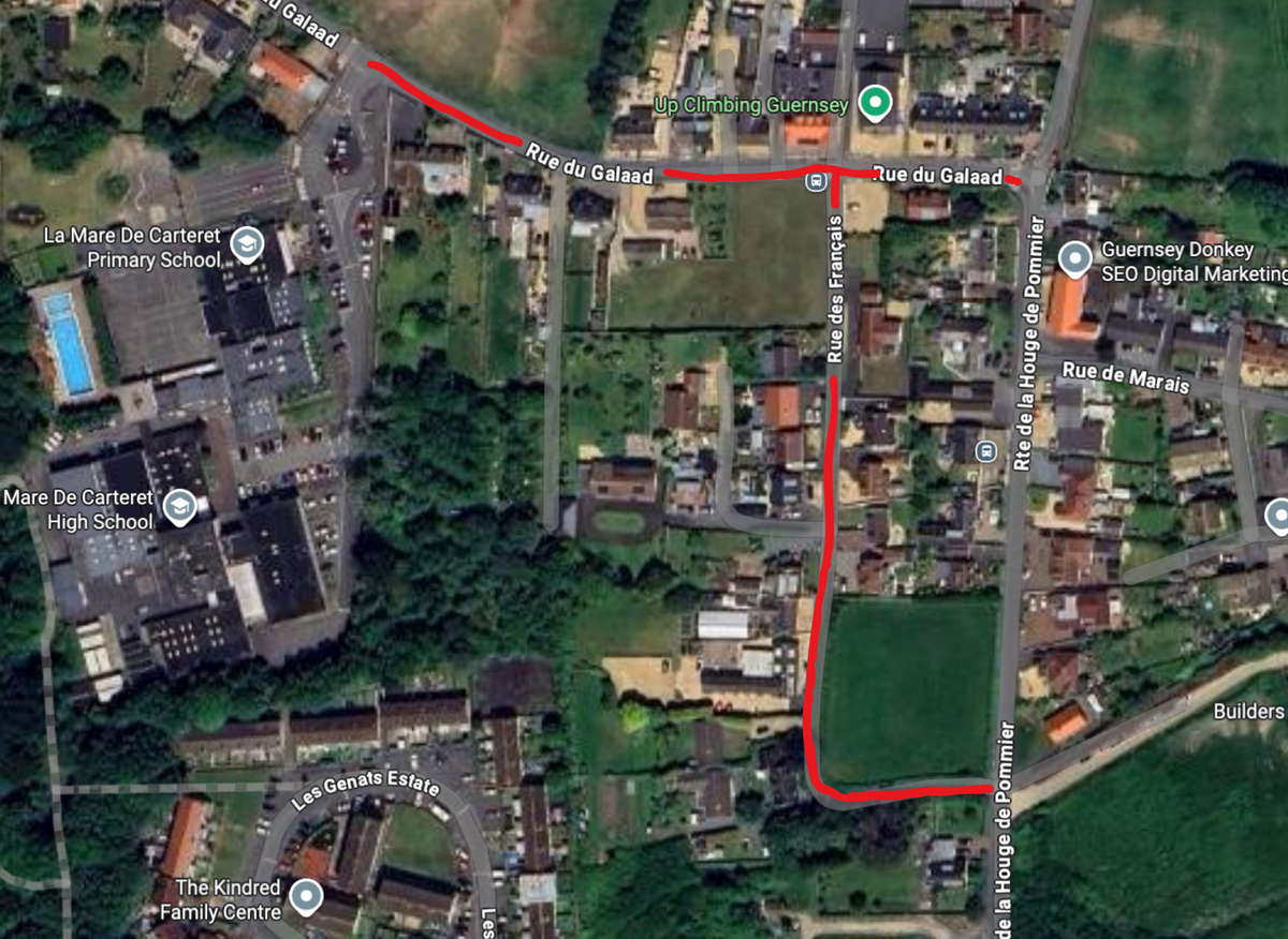 La Mare de Carteret primary school and sixth form centre to trial school street scheme