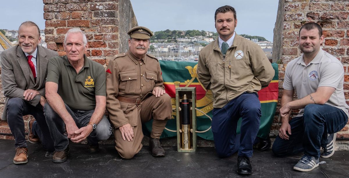 First World War artillery shell becomes centrepiece of new shooting trophy honouring Royal Guernsey Light Infantry