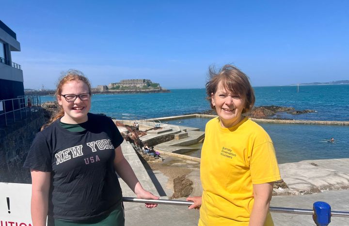 Alice, 12, takes on sea swim challenge to raise money for conservation charity