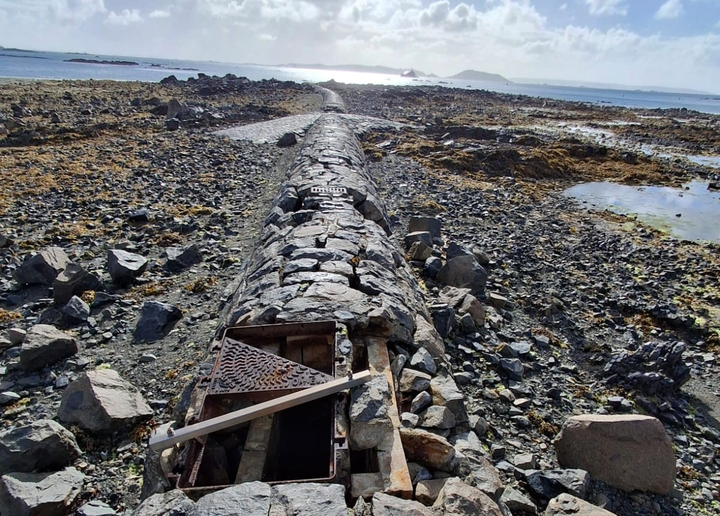 Repairs begin to storm-damaged La Piette sewer overflow outfall