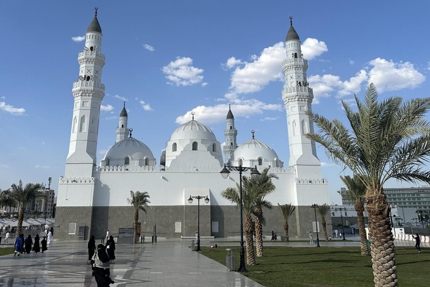 Open courtyard of Quba Mosque in Madinah