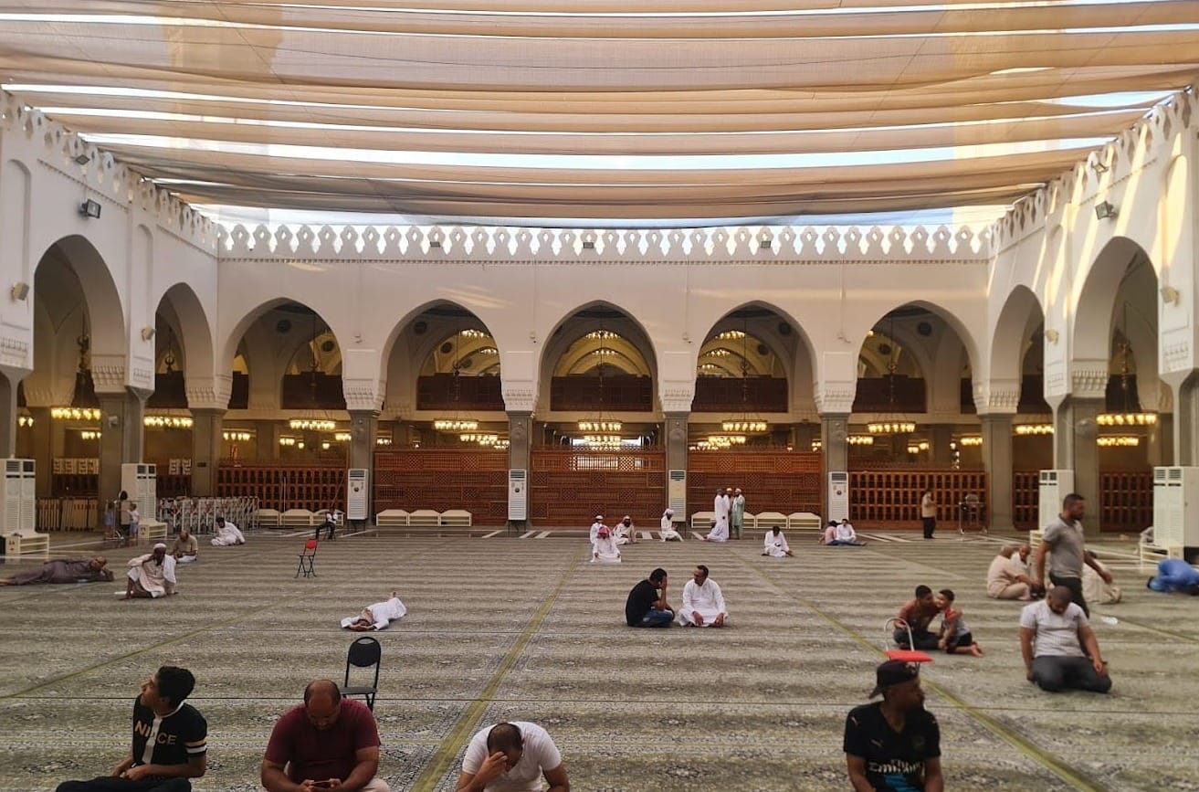 Inside Masjid Qiblatain, Madinah