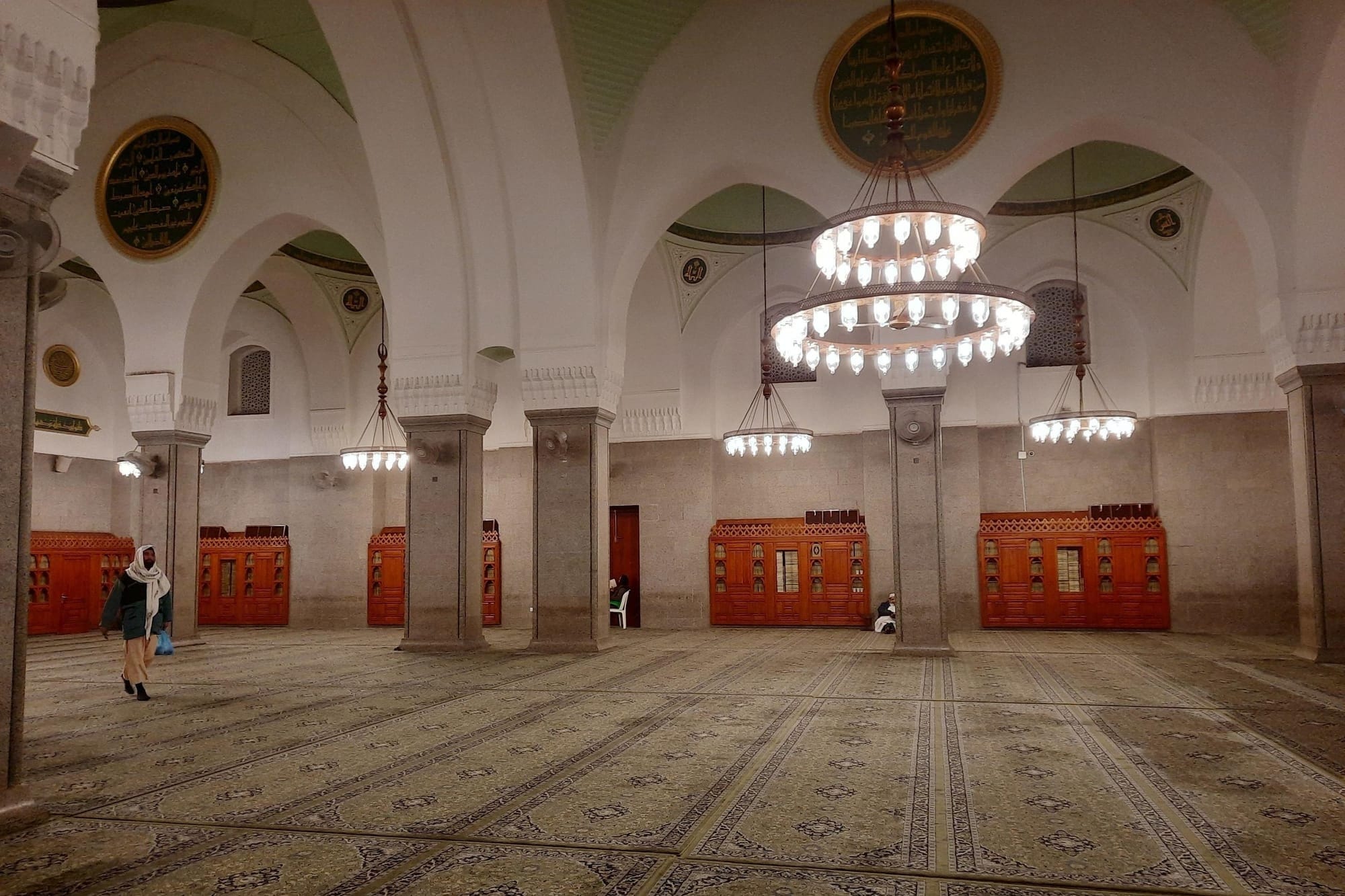 Interior View of Masjid Quba in Madinah