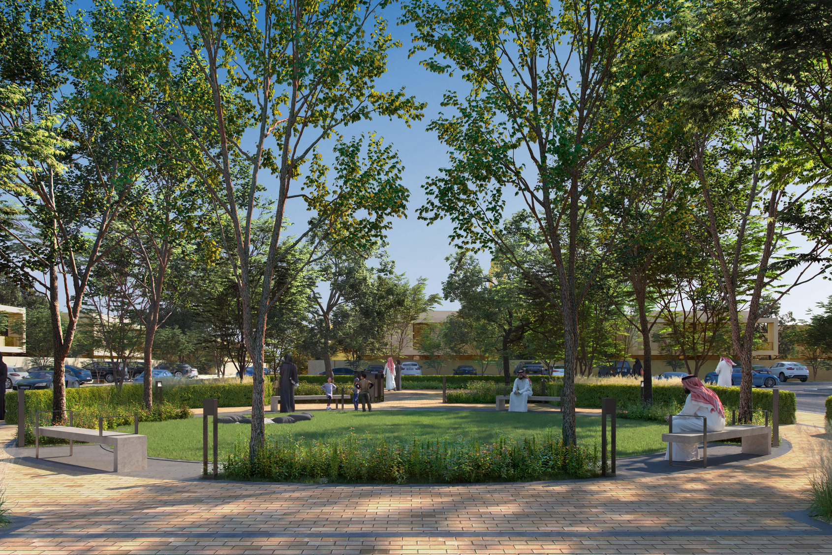 Riyadh Green Project, Neighborhood Parks