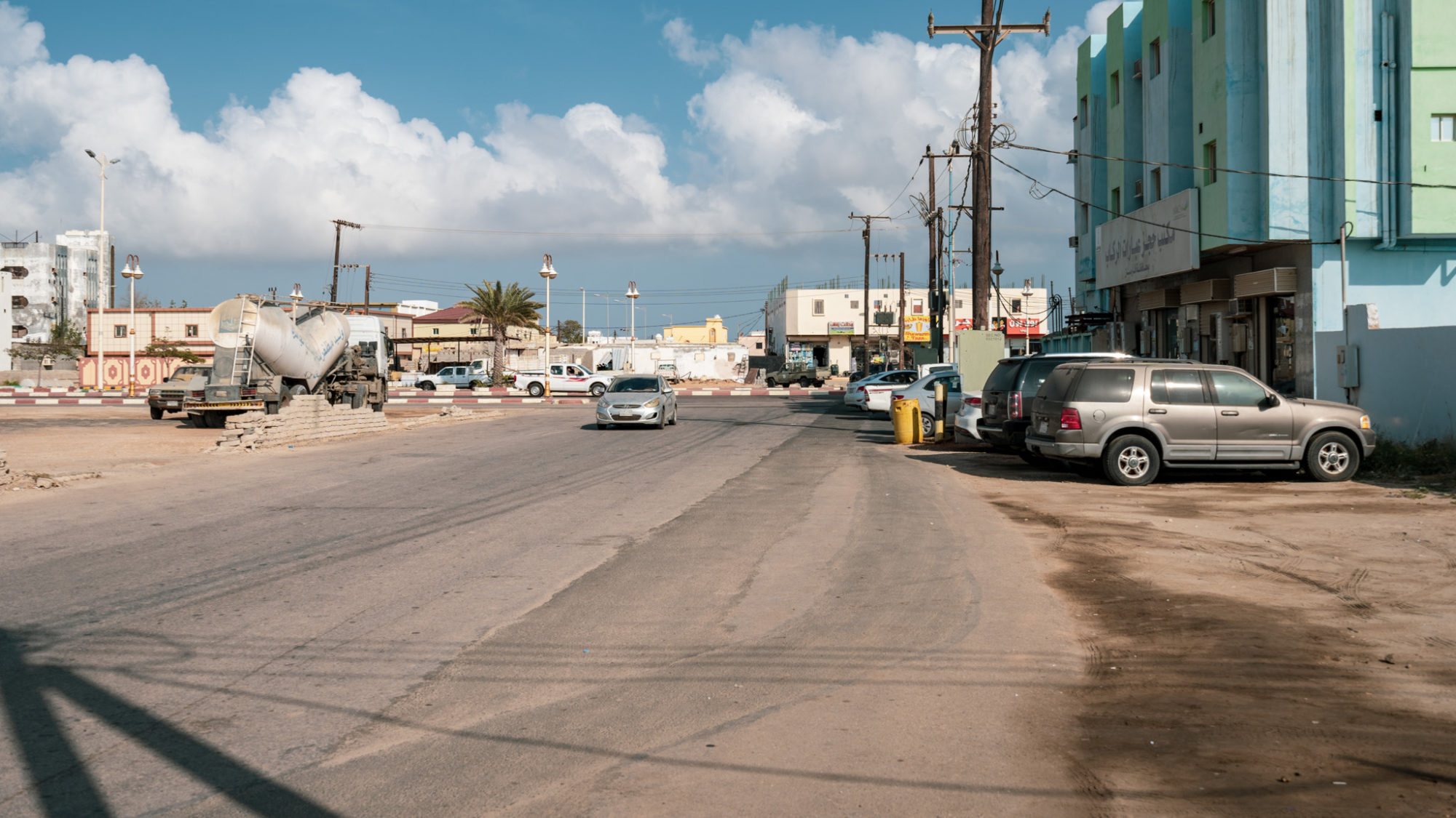 Farasan’s streets are mostly built for cars, with minimal sidewalks for walking.