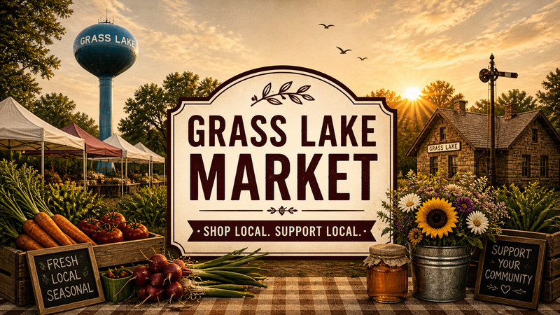 The Grass Lake Farmers Market is back — opening night is May 13