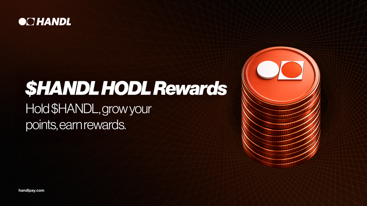 📢 $HANDL Holding Rewards Are Live