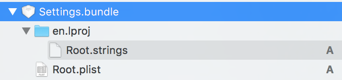 A fresh Settings.bundle