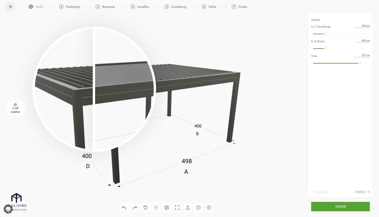 pergola configurator