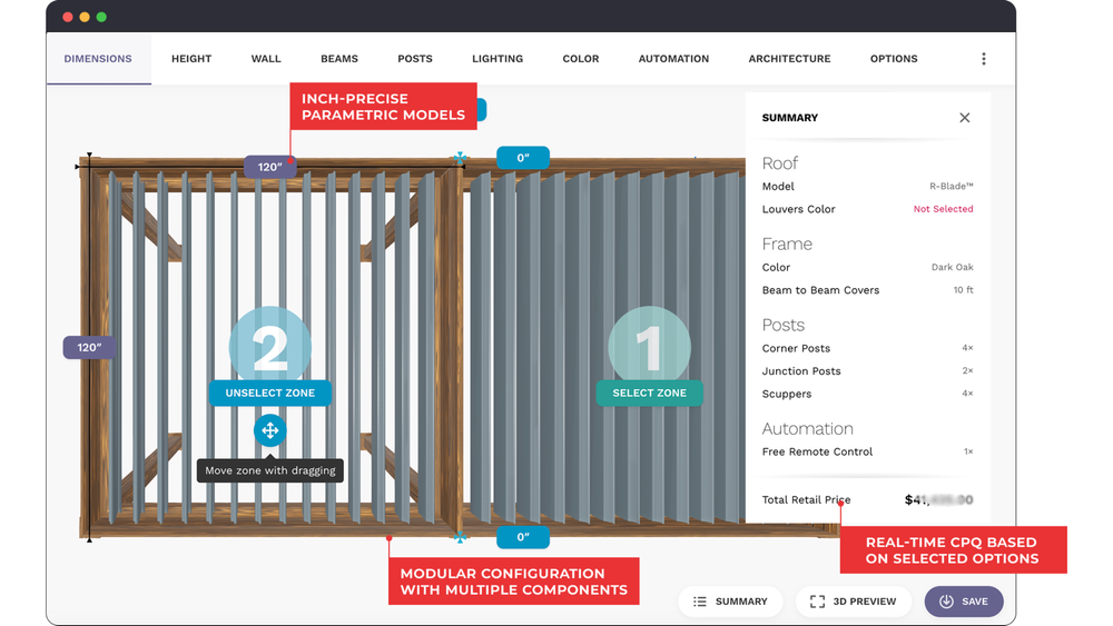 pergola configurator