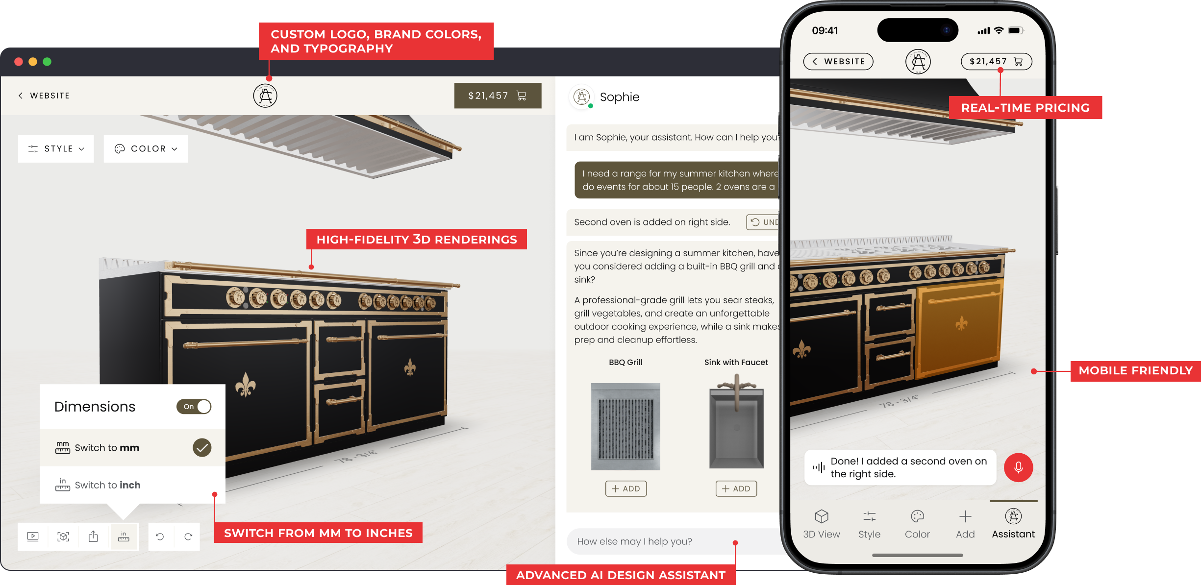 3d configurator kitchen