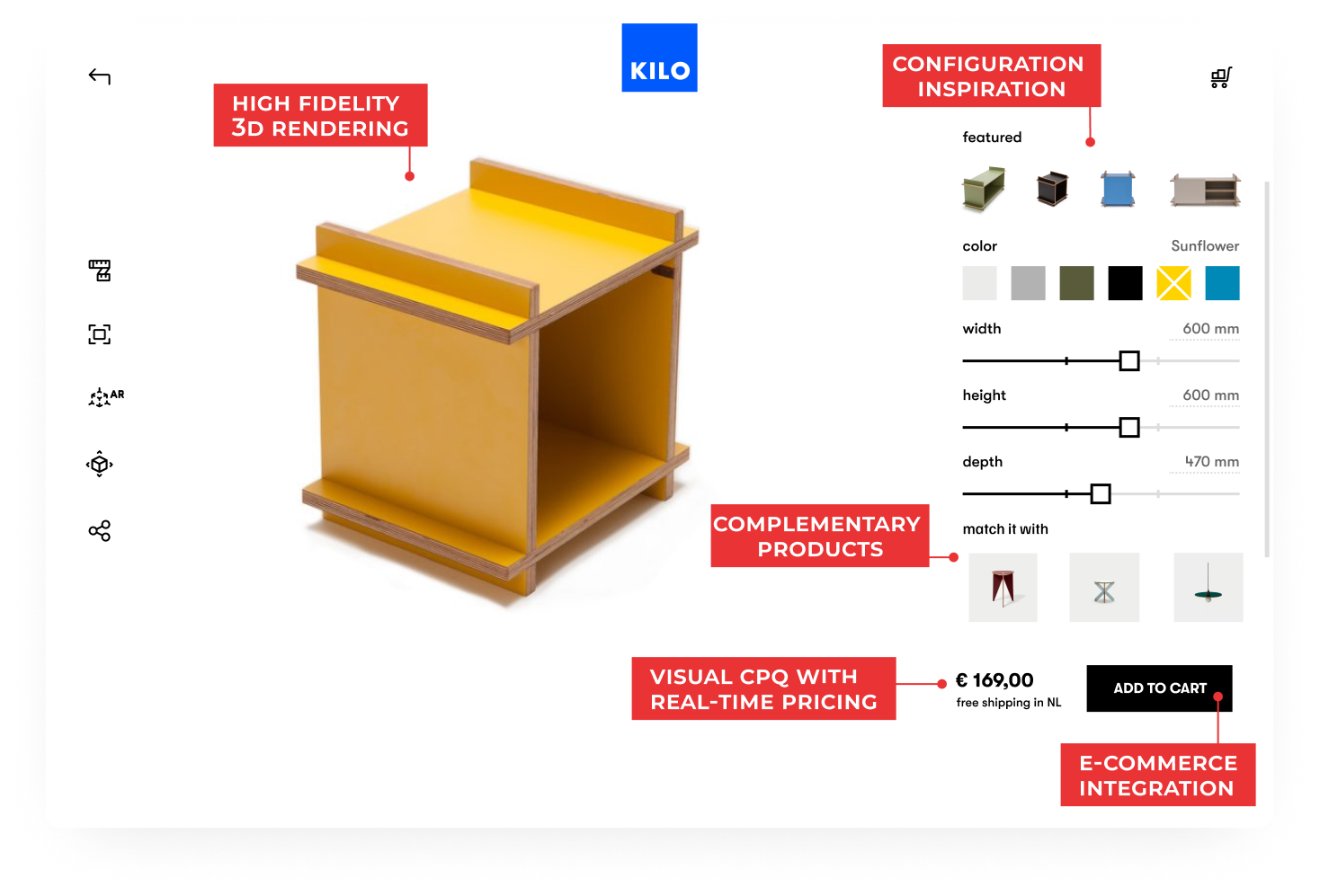 interactive 3d product configurator