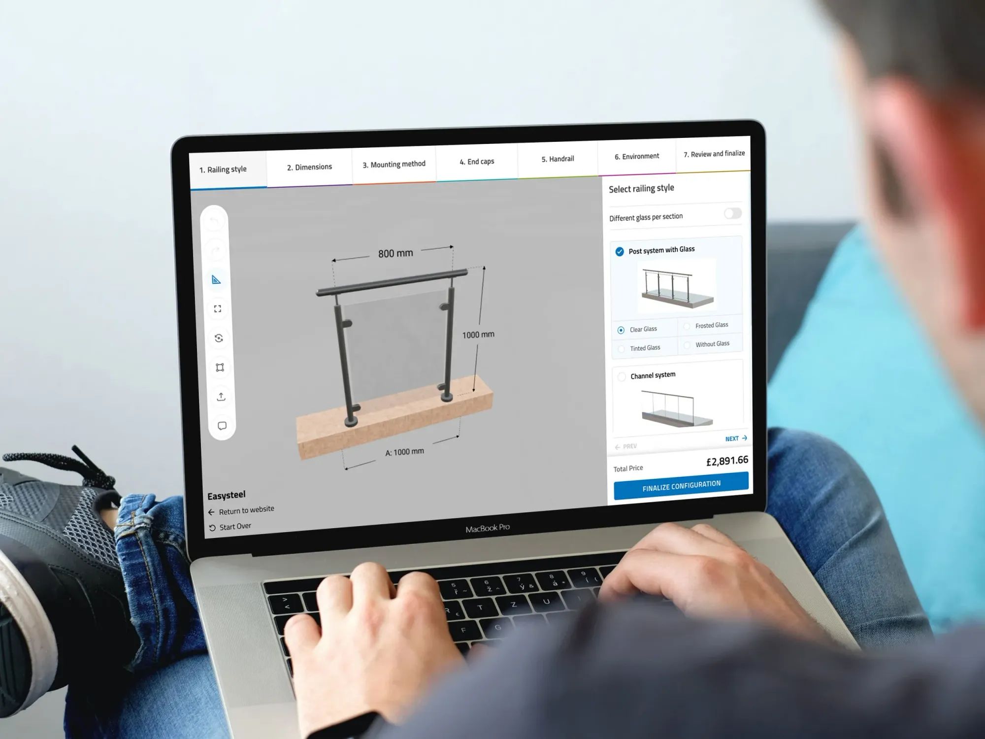 railing configurator