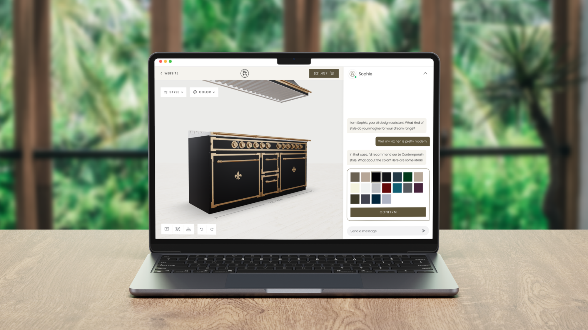 Furniture configurator software
