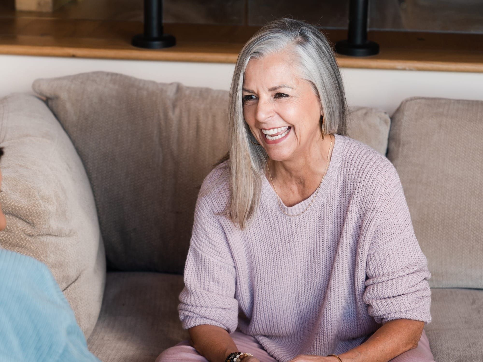 Smiling older woman healing from depression and anxiety with Wondermed ketamine treatment