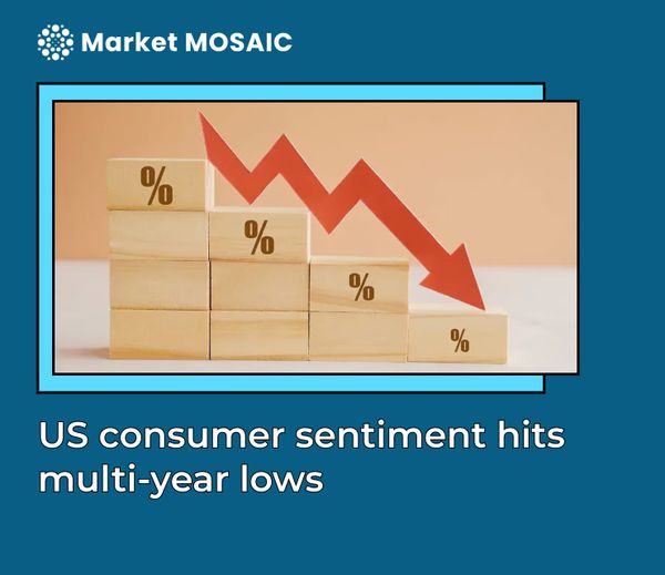 US consumer sentiment hits multi-year lows