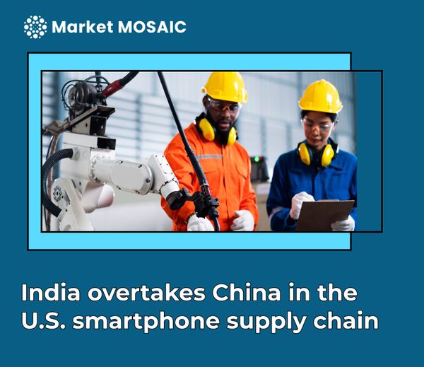 India overtakes China in the U.S. smartphone supply chain