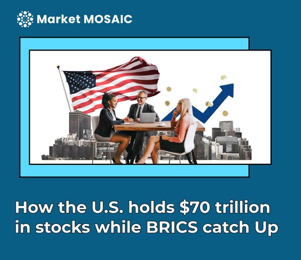 How the U.S. holds $70 trillion in stocks while BRICS catch Up