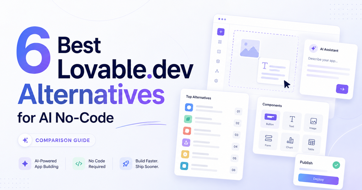 6 Best Lovable.dev Alternatives for AI No-Code (2026)