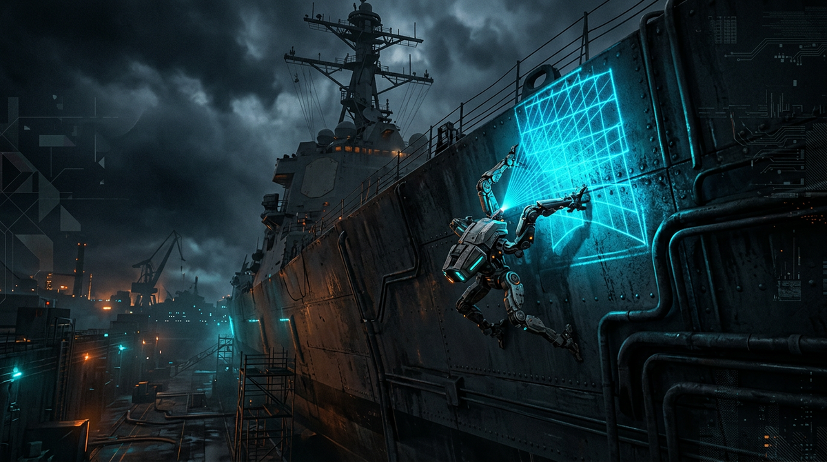 Wall-Climbing Sentinels: Gecko Robotics Wins Landmark Navy Fleet Inspection Deal