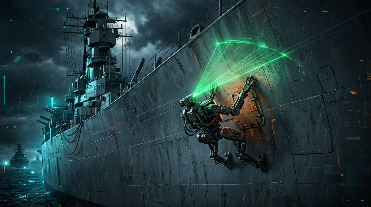 U.S. Navy Inks Massive Predictive Maintenance Deal with Gecko Robotics