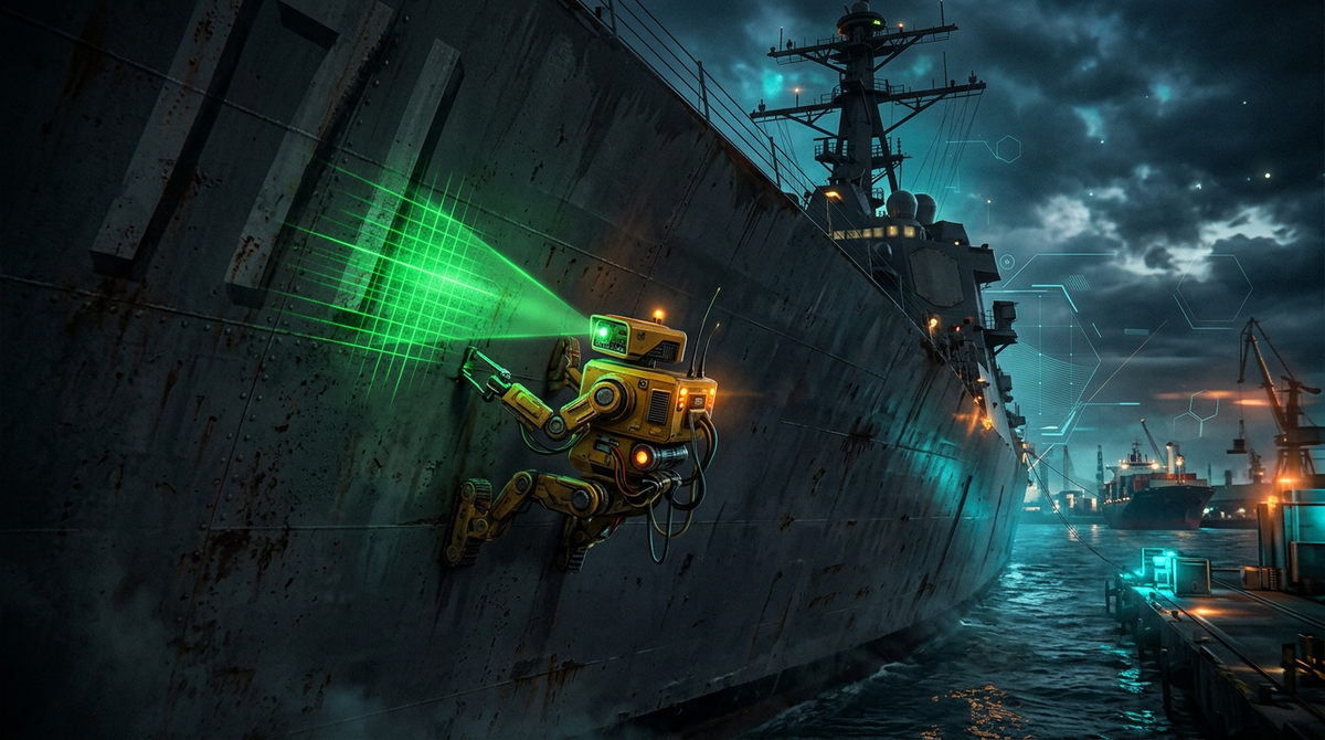 Gecko Robotics Secures Landmark U.S. Navy Deal for Autonomous Fleet Inspection