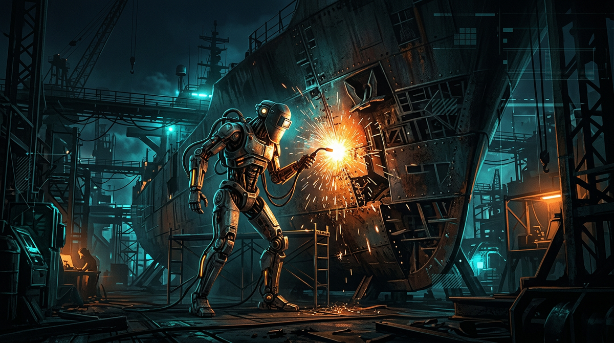 Humanoids at Work: Why Shipyards are the New Robotic Frontier