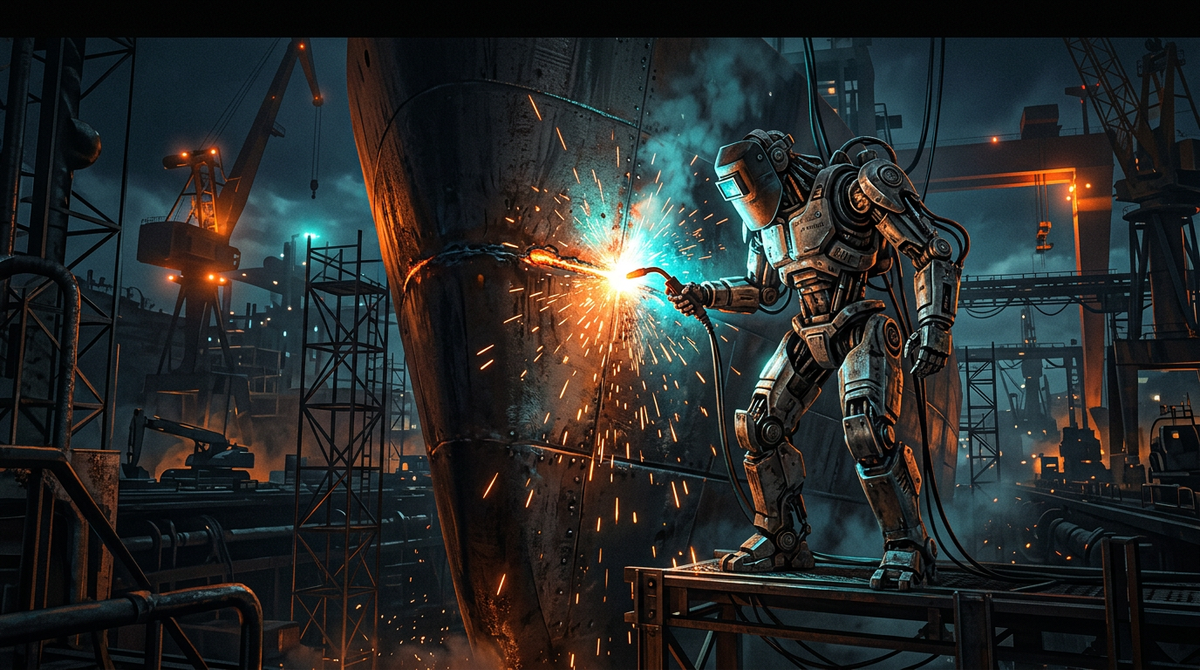 Humanoids Get a Job: Why Shipyard Welding is the New Frontier for Industrial Robotics