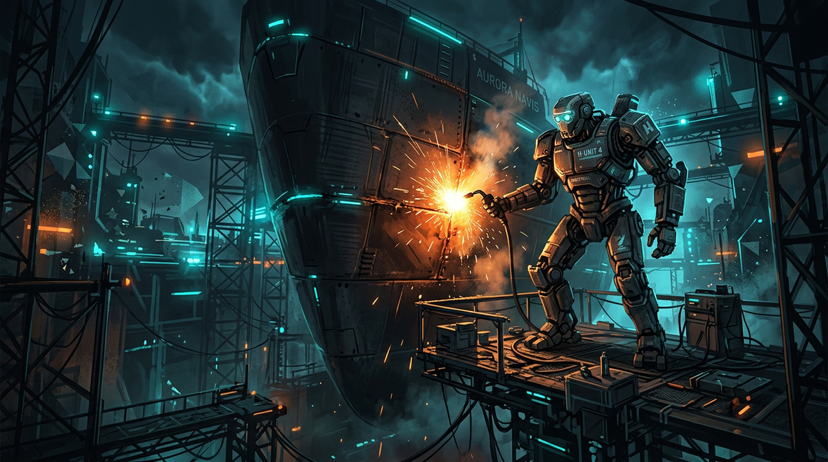 Hard Labor: Why Shipyards are the New Frontier for Humanoid Robots