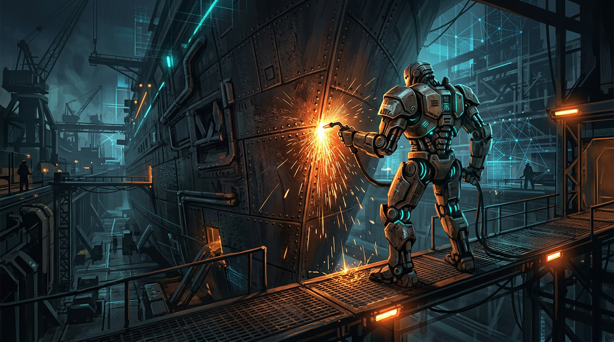 Beyond the Hype: Humanoid Robots Take on Shipyard Welding Duty