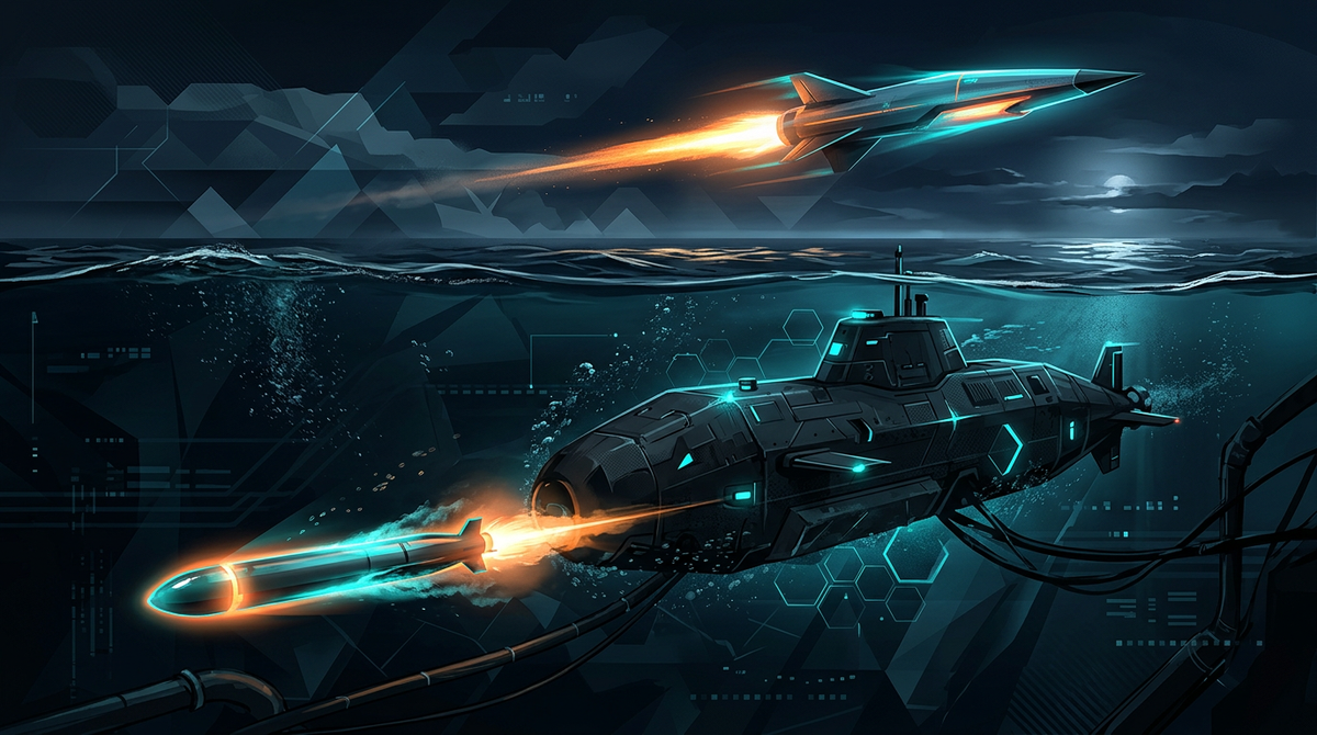 Autonomous Undersea Strikes and the Global Race for Super Intelligence