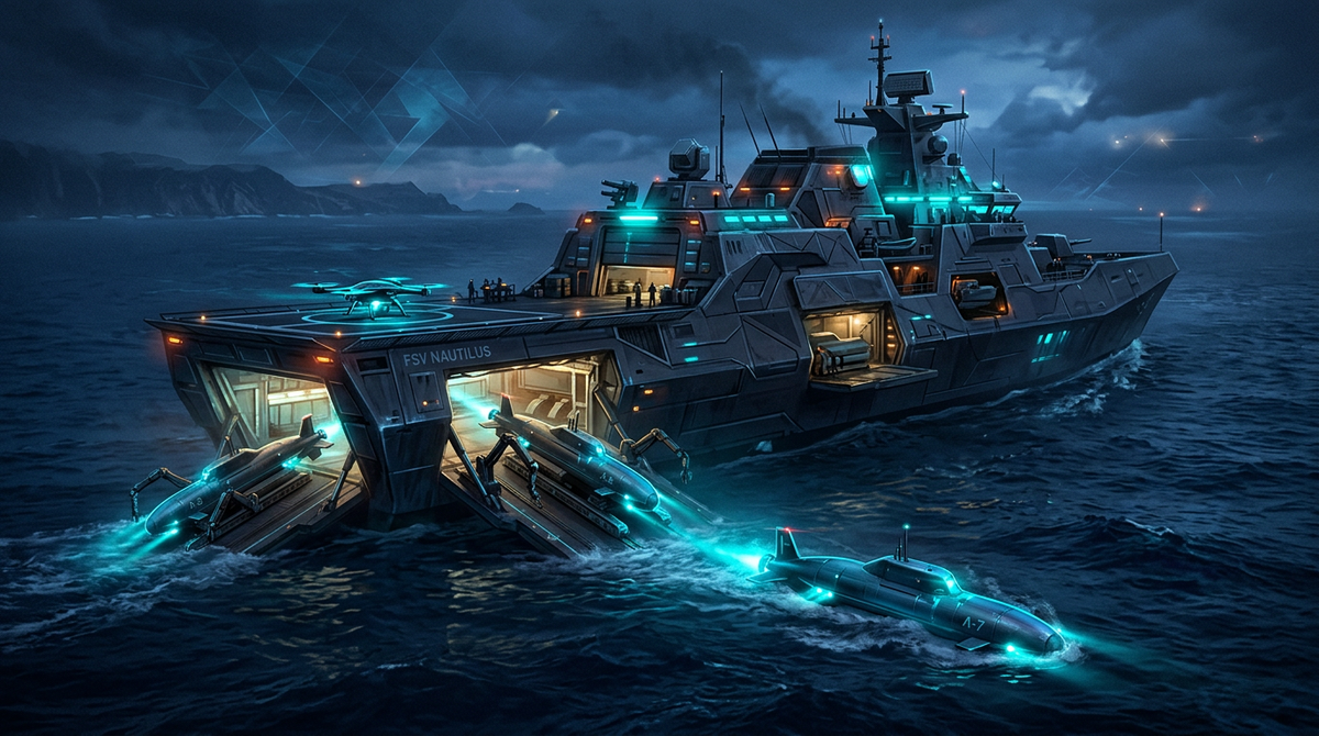 Naval Autonomy Escalates as U.S. Navy Launches RASWDC and China Builds UUV Mothership