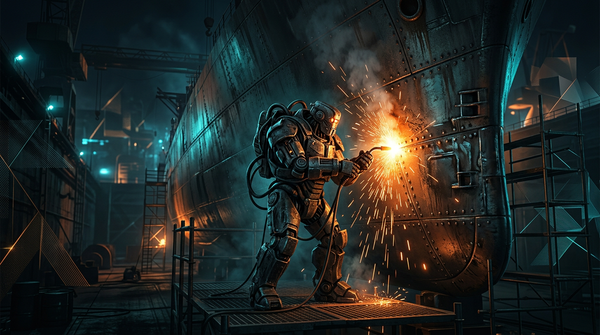 From Lab to Ladder: Humanoid Robots Take on Shipyard Welding