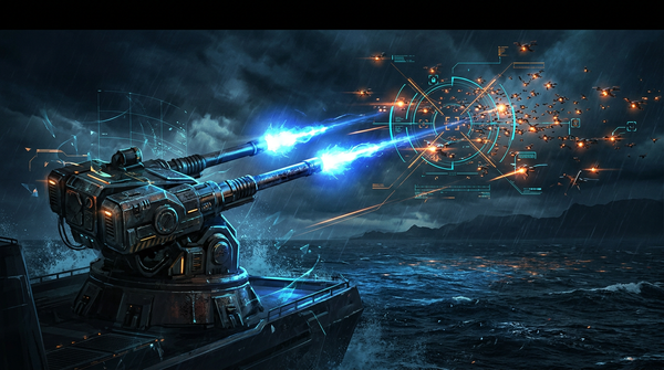 Naval ADAS: The New Mk 38 Gun System Targets the Drone Swarm Threat