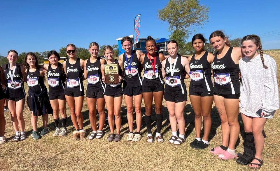 Jones Girls Repeat as Conference Champions at North Rock Creek