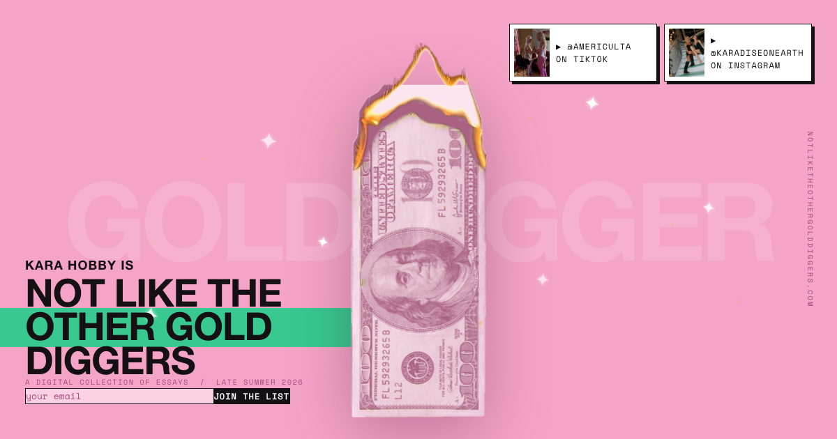 Not Like The Other Gold Diggers