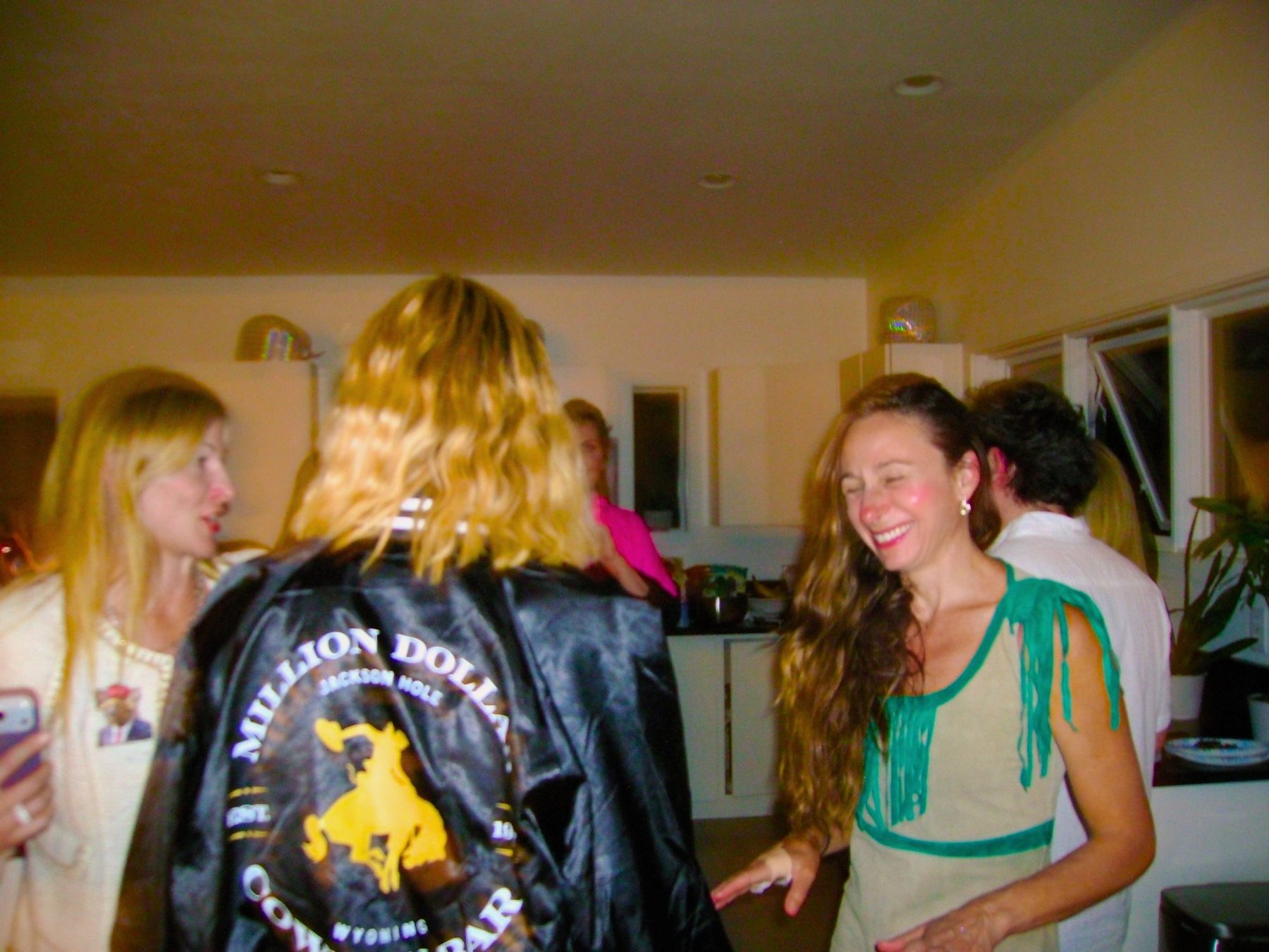 From Kara Hobby’s Wilson Mom summer: kitchen party with a rodeo bar jacket