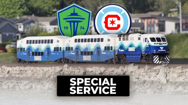 Sound Transit to run special service for Sounders vs. Chicago Fire