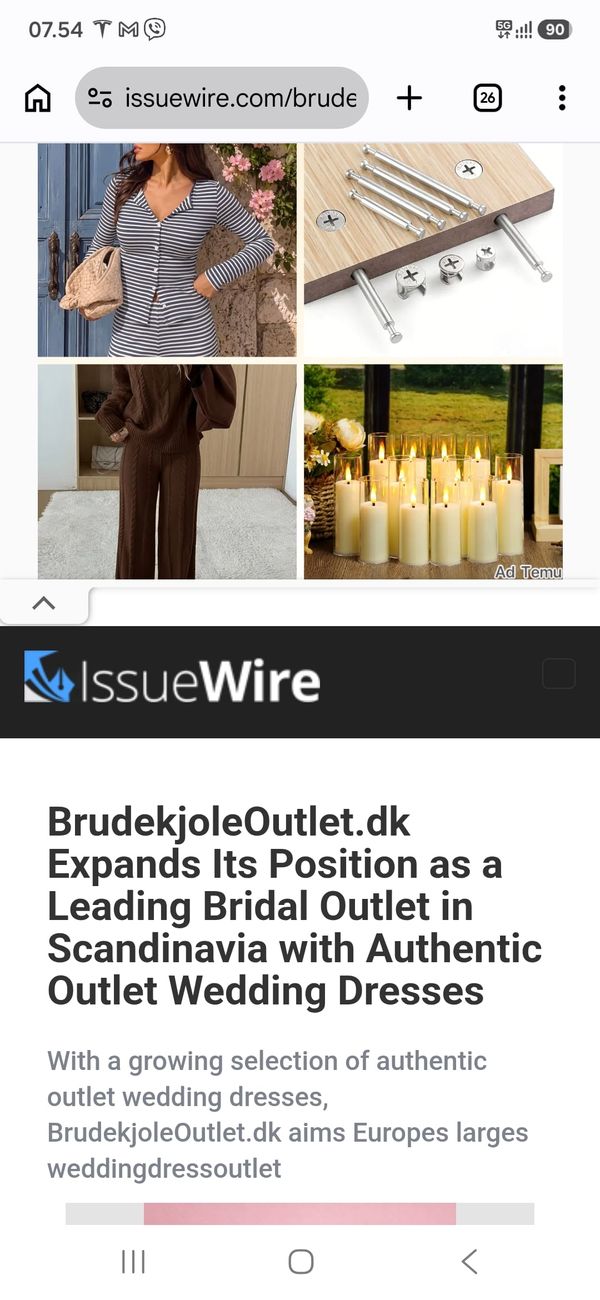Leading bridal shop is Budget dreams by brudekjoleoutlet.dk