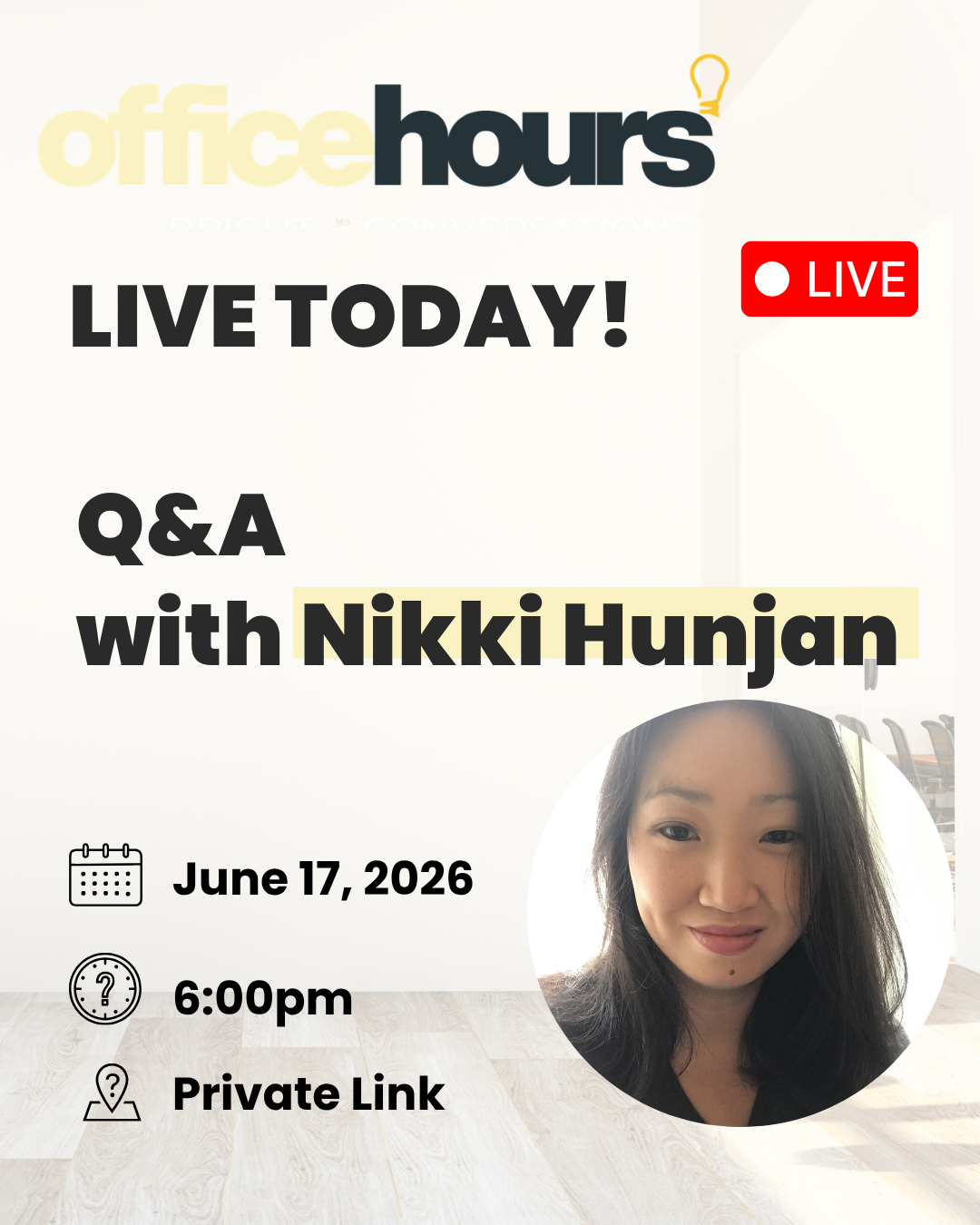 Meet us at Office Hour today!