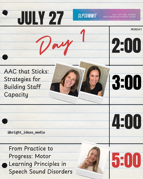 SLP Summit Day 1 Takeaways