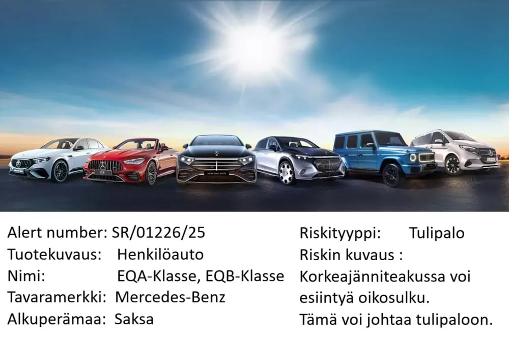Autojen takaisinkutsukampanjat Suomessa, Euroopassa ja Yhdysvalloissa