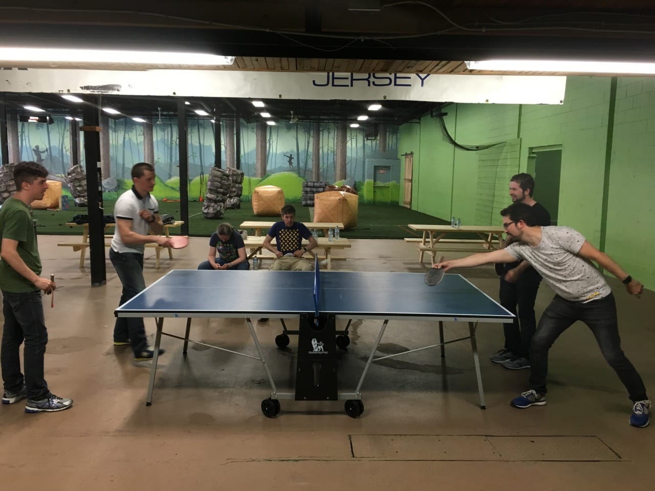 Competitive table tennis!