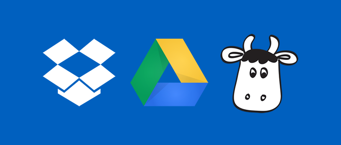 Dropbox and Google Drive logos