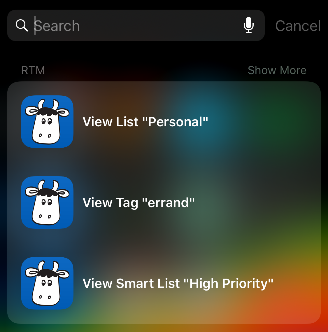 Siri Shortcuts